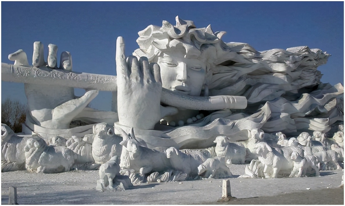哈尔滨太阳岛火灾,哈尔滨太阳岛雪景