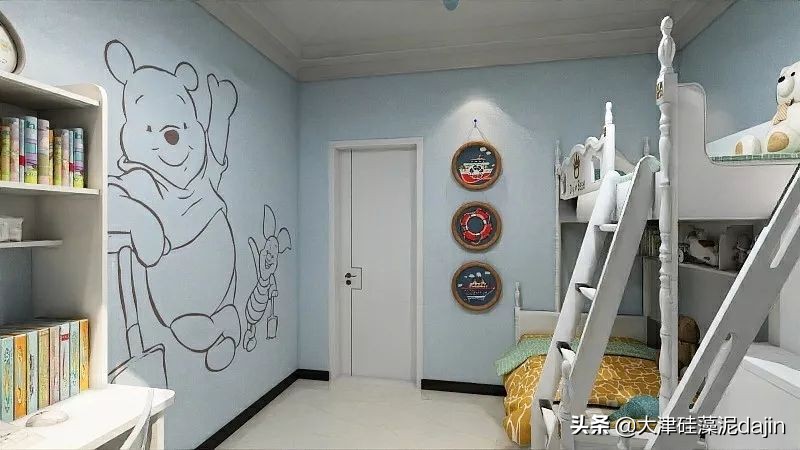 清荷园装修效果图,大津硅藻泥清菡系列