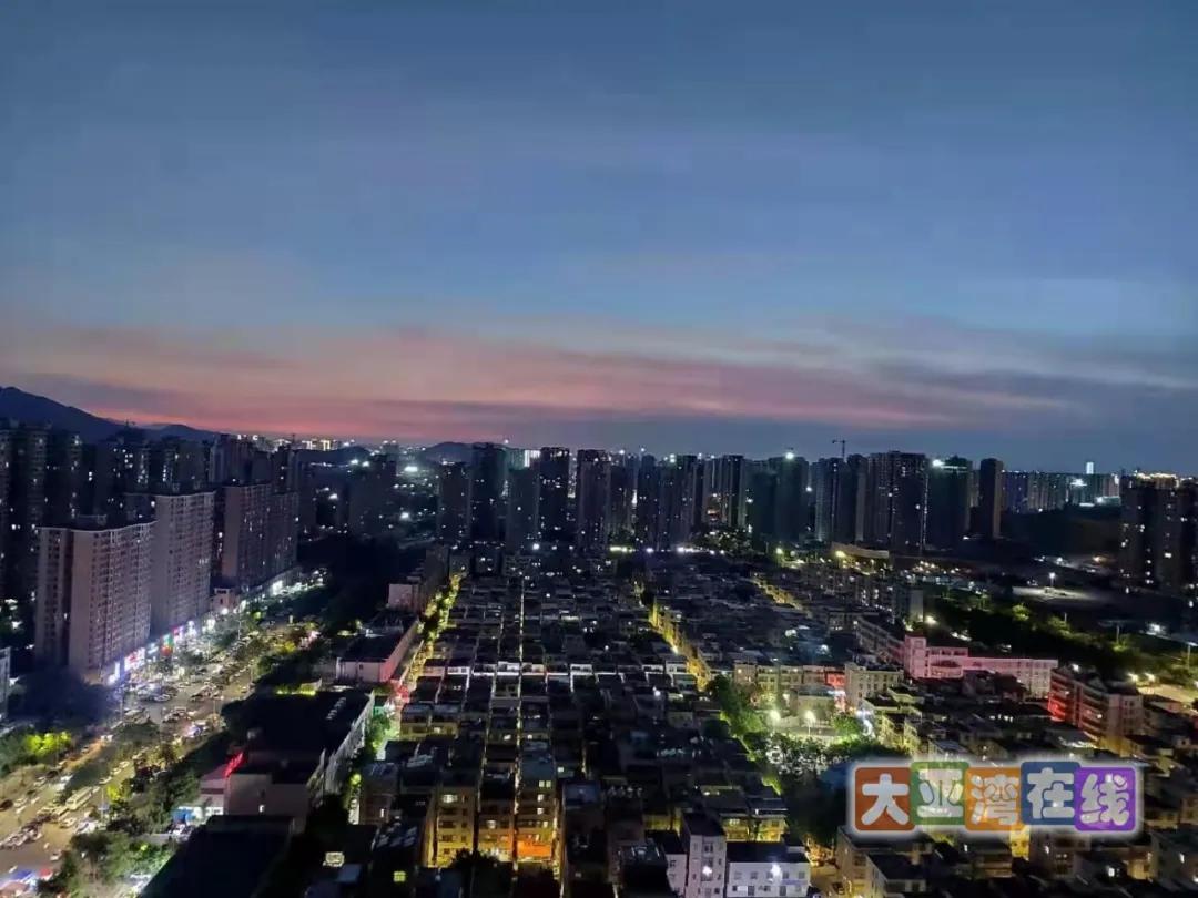 大亚湾西区亮灯率,大亚湾石化区晚上亮灯