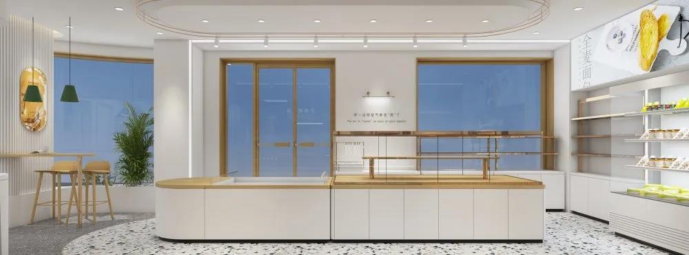蛋糕店简装修风格图片,新中式蛋糕店极简风格