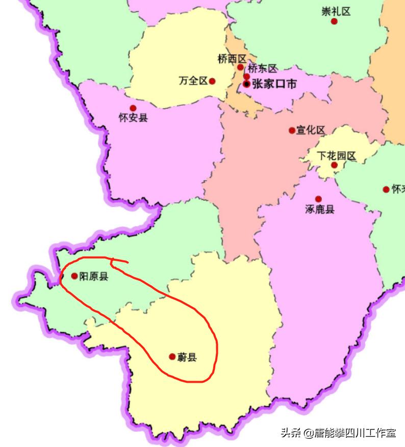 张家口阳原县市面积,张家口蔚县阳眷镇历史