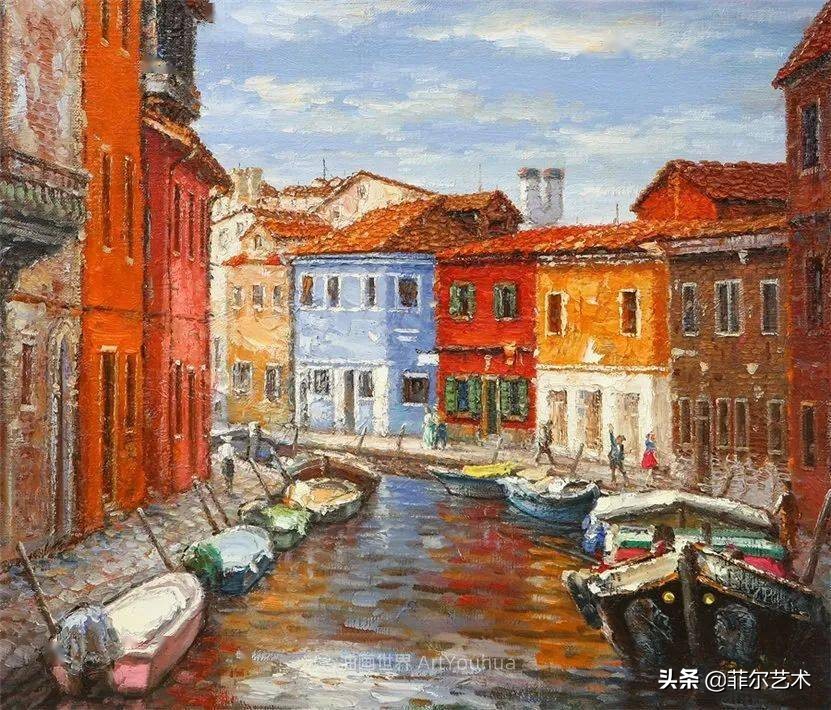 韩国画家朱世柱的作品非常出色,温暖、音乐和神秘