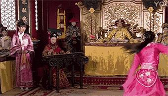 热巴古装舞蹈刘诗诗,热巴刘诗诗红毯展民族风韵