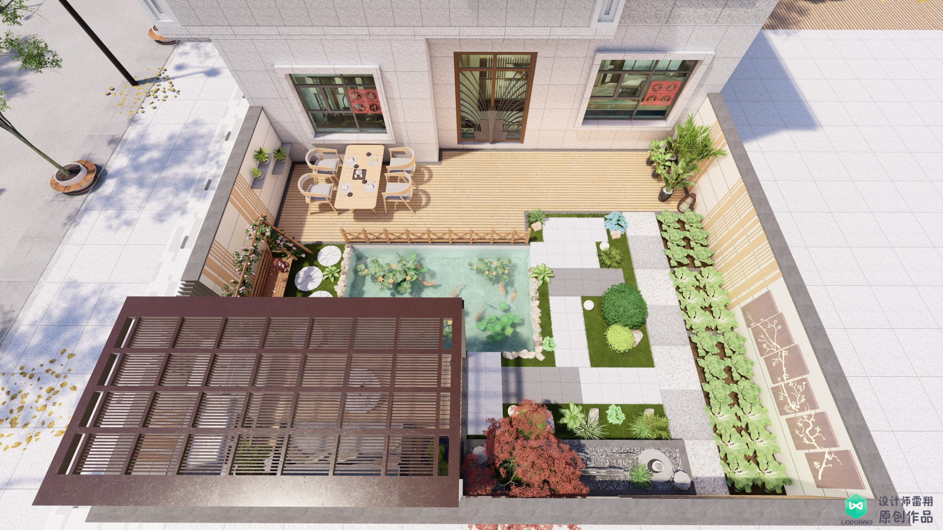 农村小院改造简单实用小花园,家庭小院小花园改造