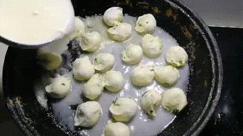 水煎包揭盖塌陷,水煎包回缩塌陷解决方法