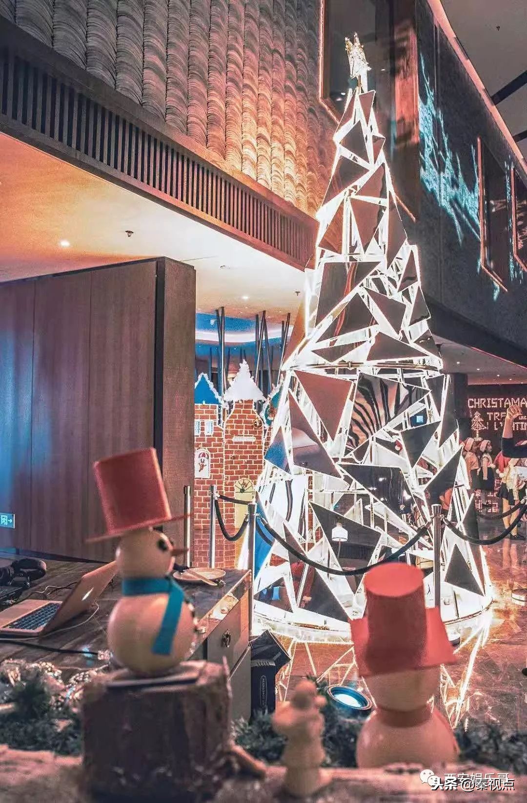 西安圣诞好看又好吃的餐厅,西安圣诞美陈