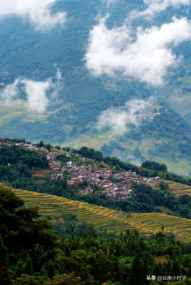 红河州最美哈尼族村寨,红河哈尼族千年梯田