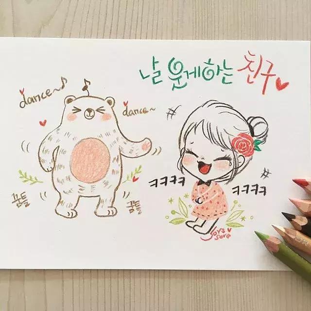 彩铅画古风人物简笔画,彩铅荷花简笔画几分钟就能学会