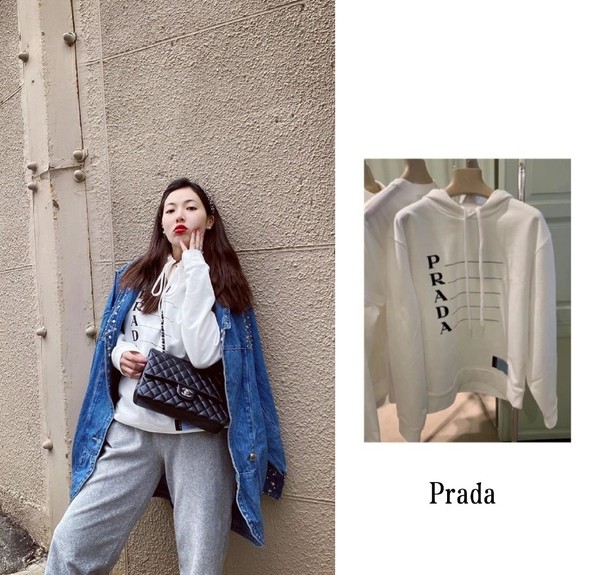 性感“小野马”泫雅穿衣好保守，最新照穿得又多又厚，迷上叠穿了