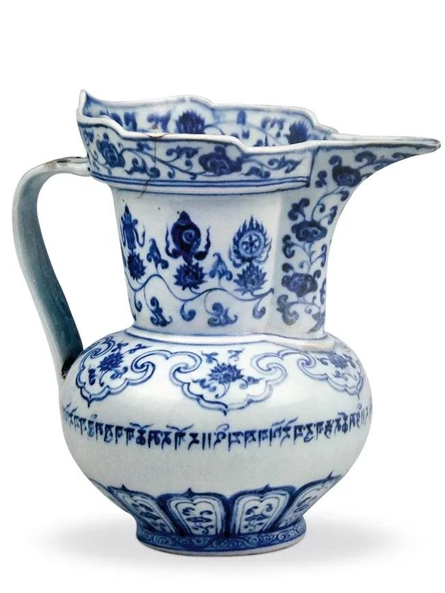 宣德年蓝釉高足碗,宣德紫金釉高足碗