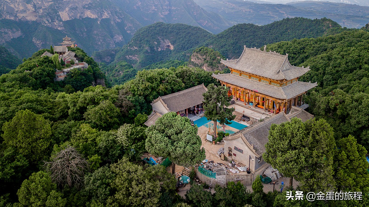 中国道教十大名山崆峒山景点图片,游览崆峒山道观走哪条路线