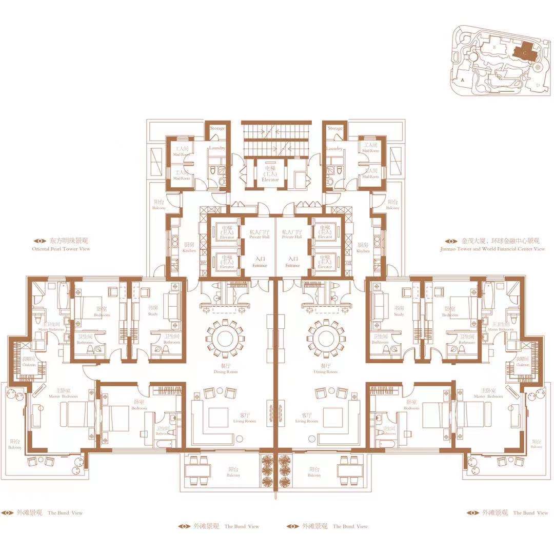 汤臣一品中国豪宅的天花板,和汤臣一品齐名的豪宅