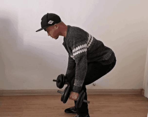 新手如何用一对哑铃练到全身,1对哑铃7个动作帮你训练全身肌肉