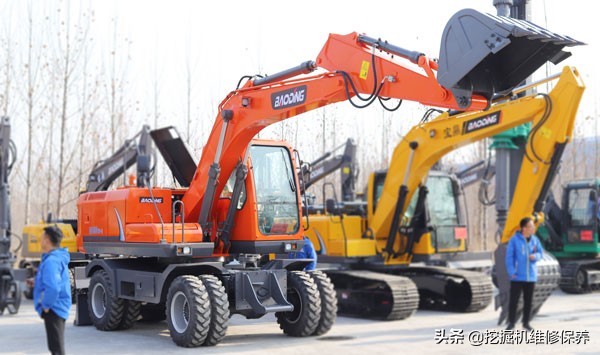 轮式挖掘机哪里好做,新源75-9轮式挖掘机