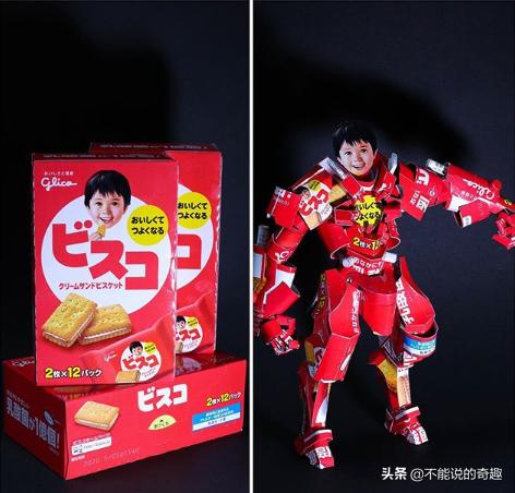大隐隐于市!日本高玩用纸箱自制各种可变换形态道具,走红网络