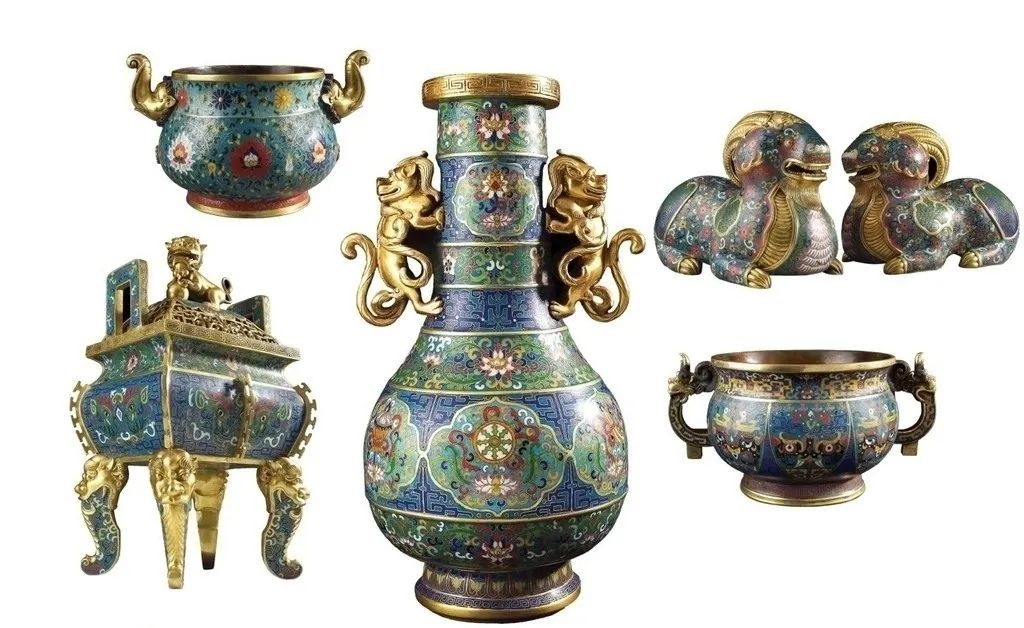 中国非遗项目景泰蓝制作技艺,国内精美宫廷景泰蓝工艺品种类