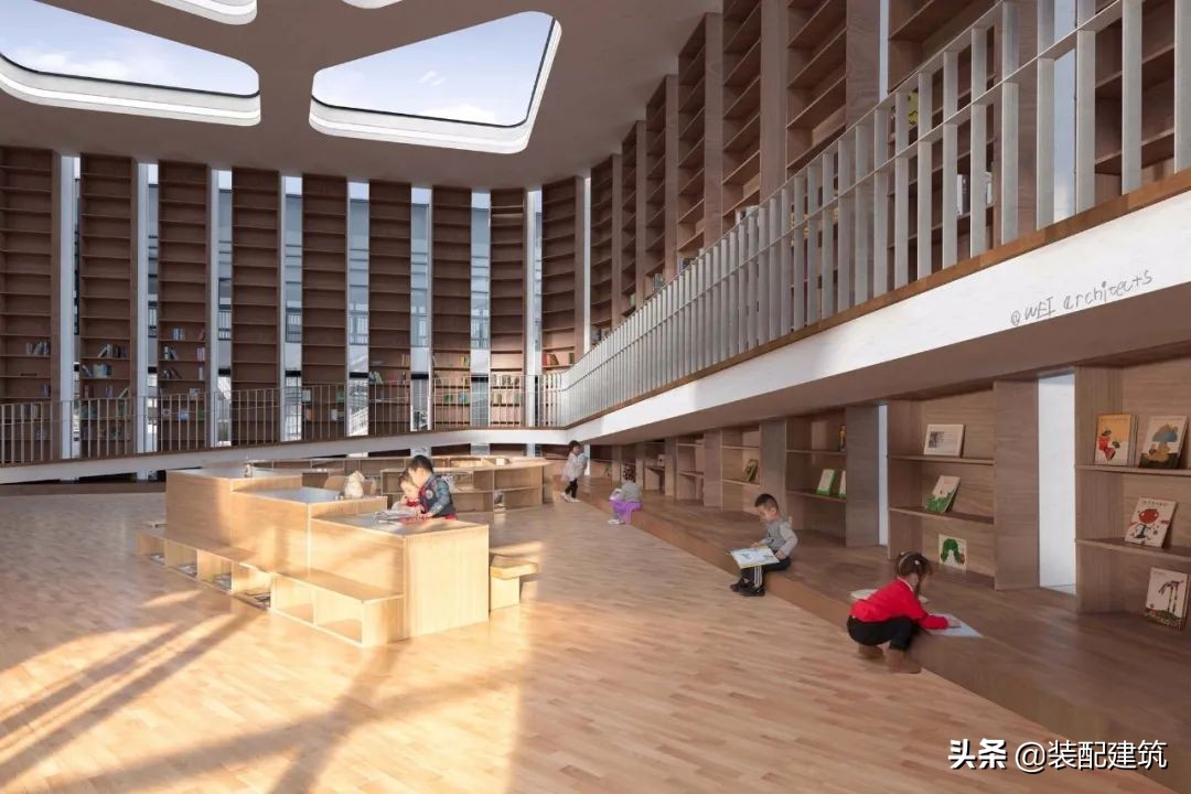 高档幼儿园设计——“院落式”打破传统简单的空间等级