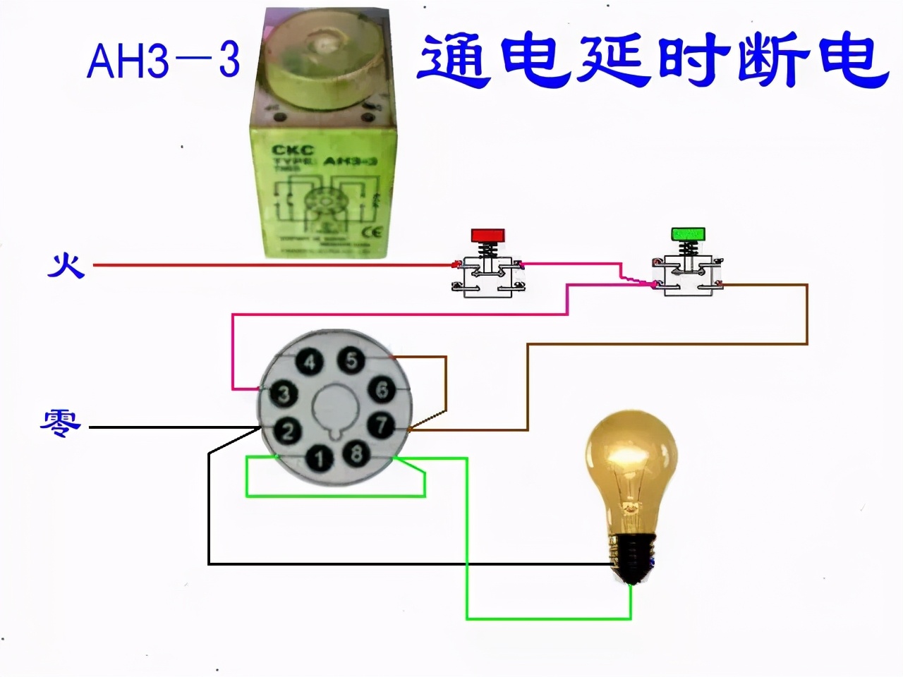 电工正反转电路图和实物接线图,低压电工考试实操实物接线图