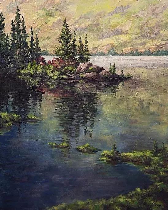 唯美壮丽的印象派风景油画,意境优美的古典风景油画欣赏