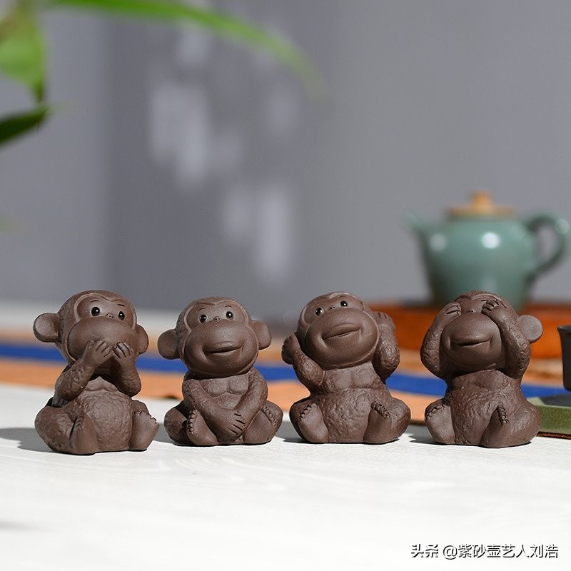 紫砂壶和茶宠怎么正确去包浆,宜兴紫砂壶如意紫砂茶宠