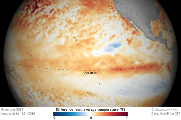 全球变暖停滞与强厄尔尼诺事件,厄尔尼诺现象为什么减轻全球变暖