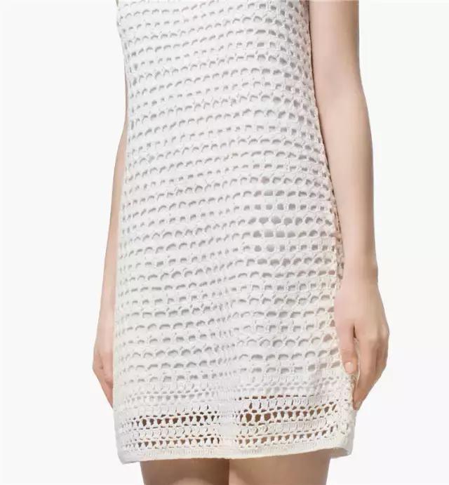 郁金香钩针连衣裙图案图解,钩针编织女士连衣裙视频图解过程