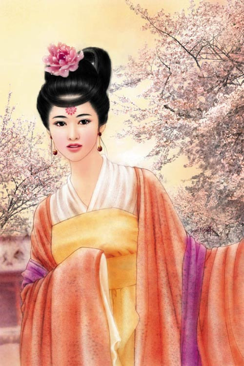 关于唐朝杨玉环的故事,为何说杨玉环是羞花