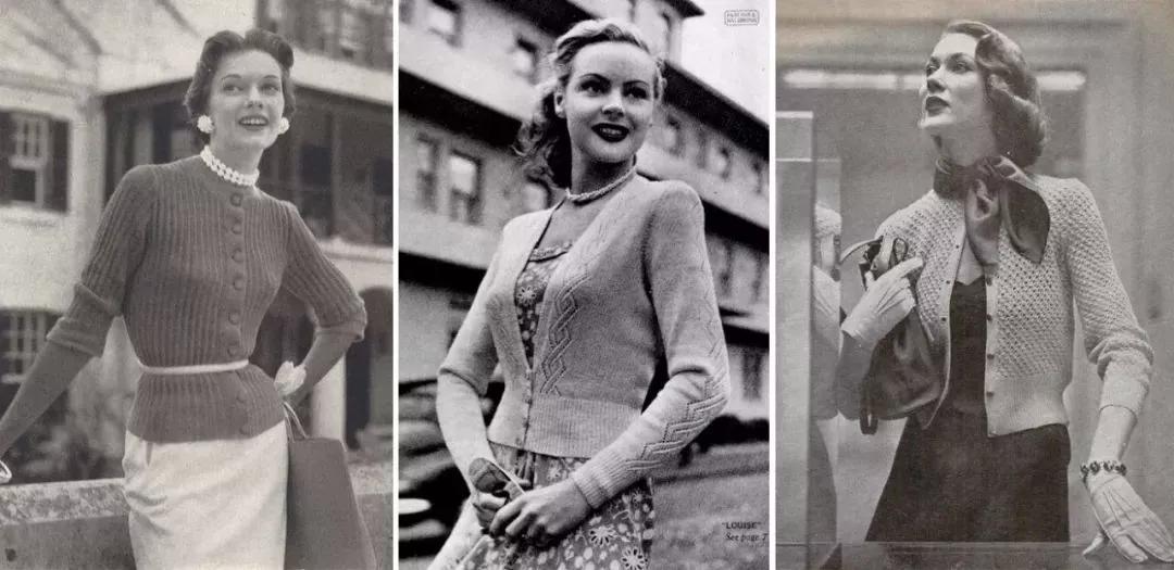 奶奶衫配半裙时髦保暖又有气质,2020早春穿奶奶衫超美