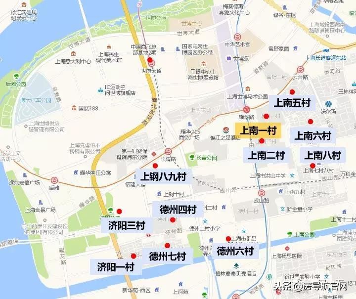 浦东各板块成交量top20小区排名变化