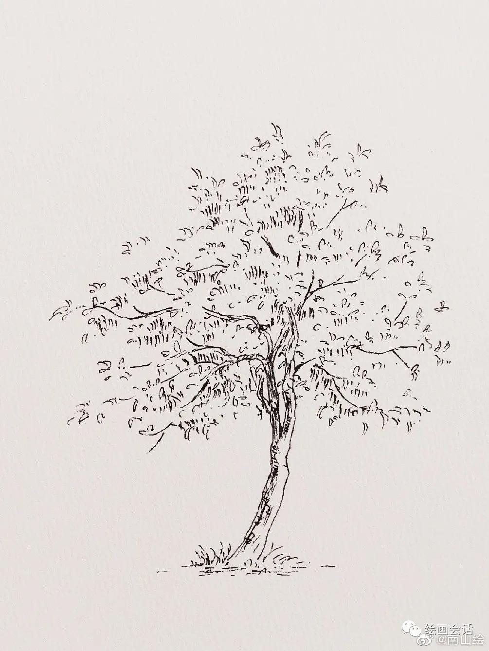 吴冠中钢笔风景速写,黄劲勇钢笔风景速写