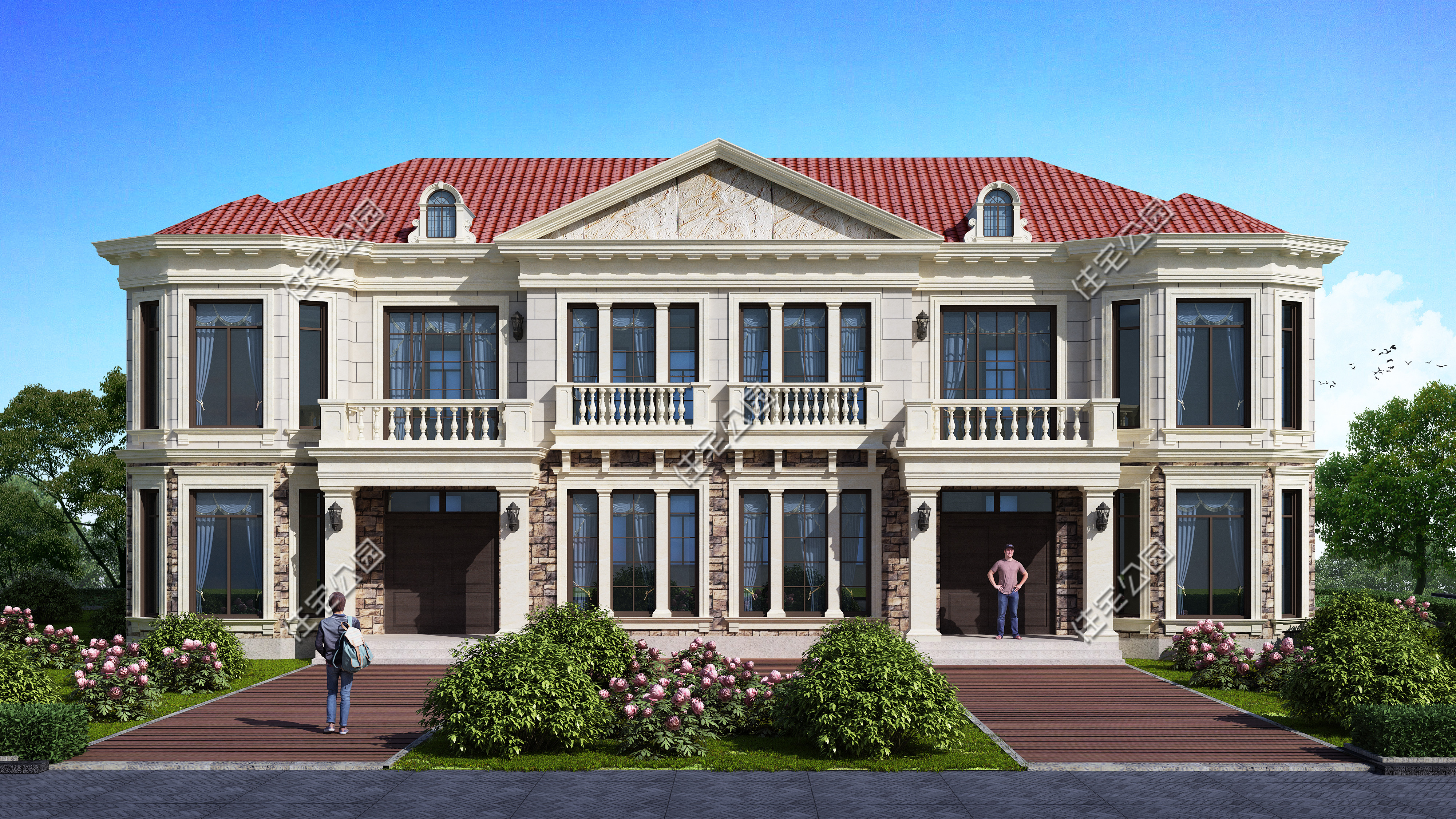 10套二层农村别墅图便宜又好看,50套农村二层别墅图纸及价格