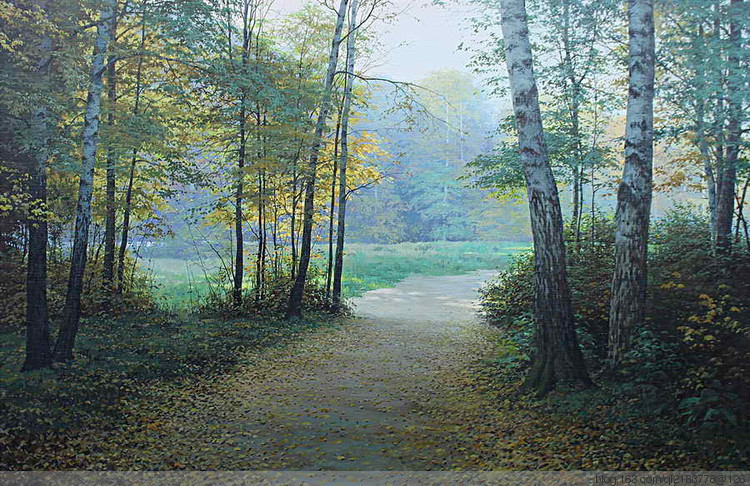 俄罗斯画家画油画海景风景,尤恩乌格罗油画风景作品