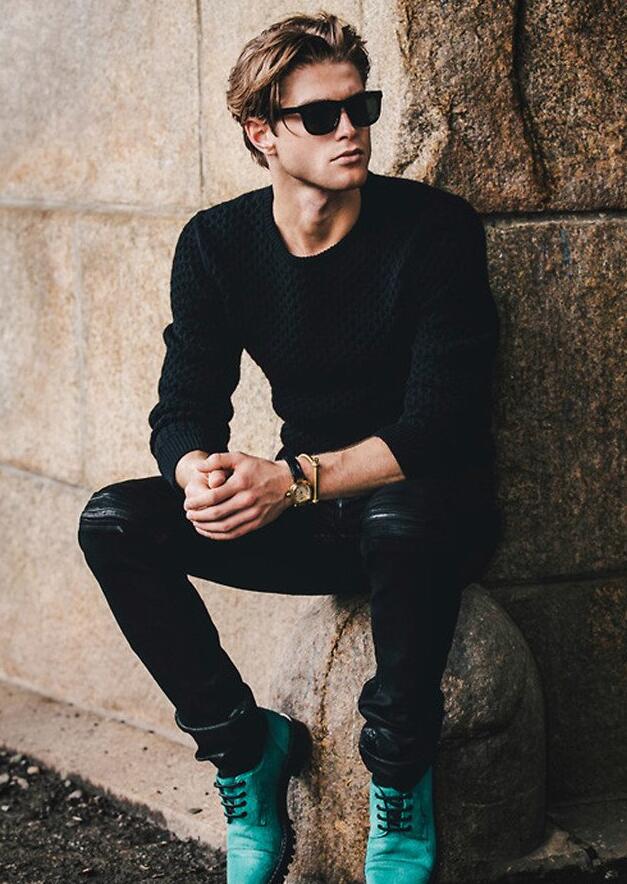 拉拽式马丁靴,增高马丁靴怎么搭才好看