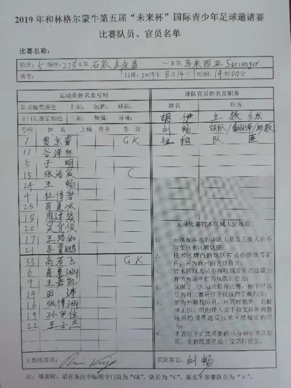 石家庄永昌青训u15,石家庄永昌u15青训