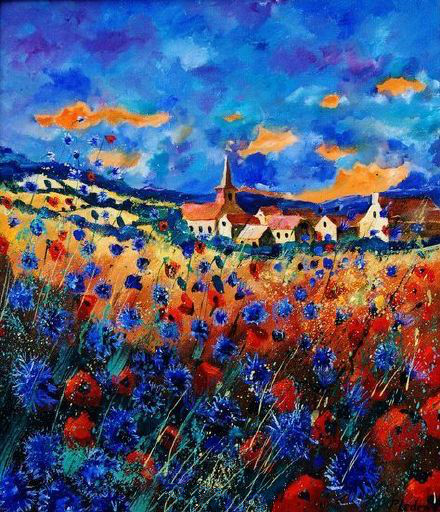 国外大师教新手画简单的抽象画，12幅创意涂刷……别样紫色