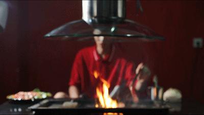 你喷的火是我的造型改编,石棉最出名的铁板烧烤