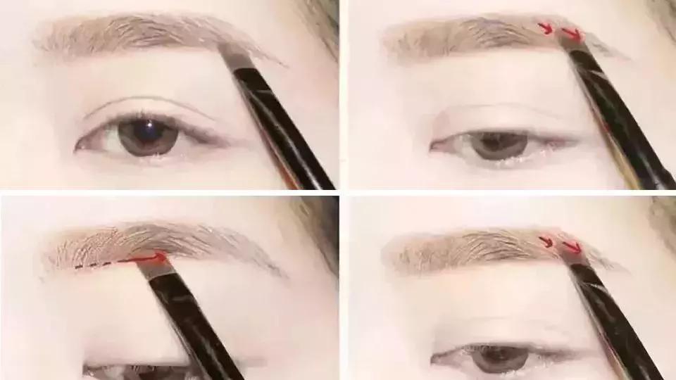 根根分明的眉毛怎样画野生眉,怎么画根根分明的眉毛