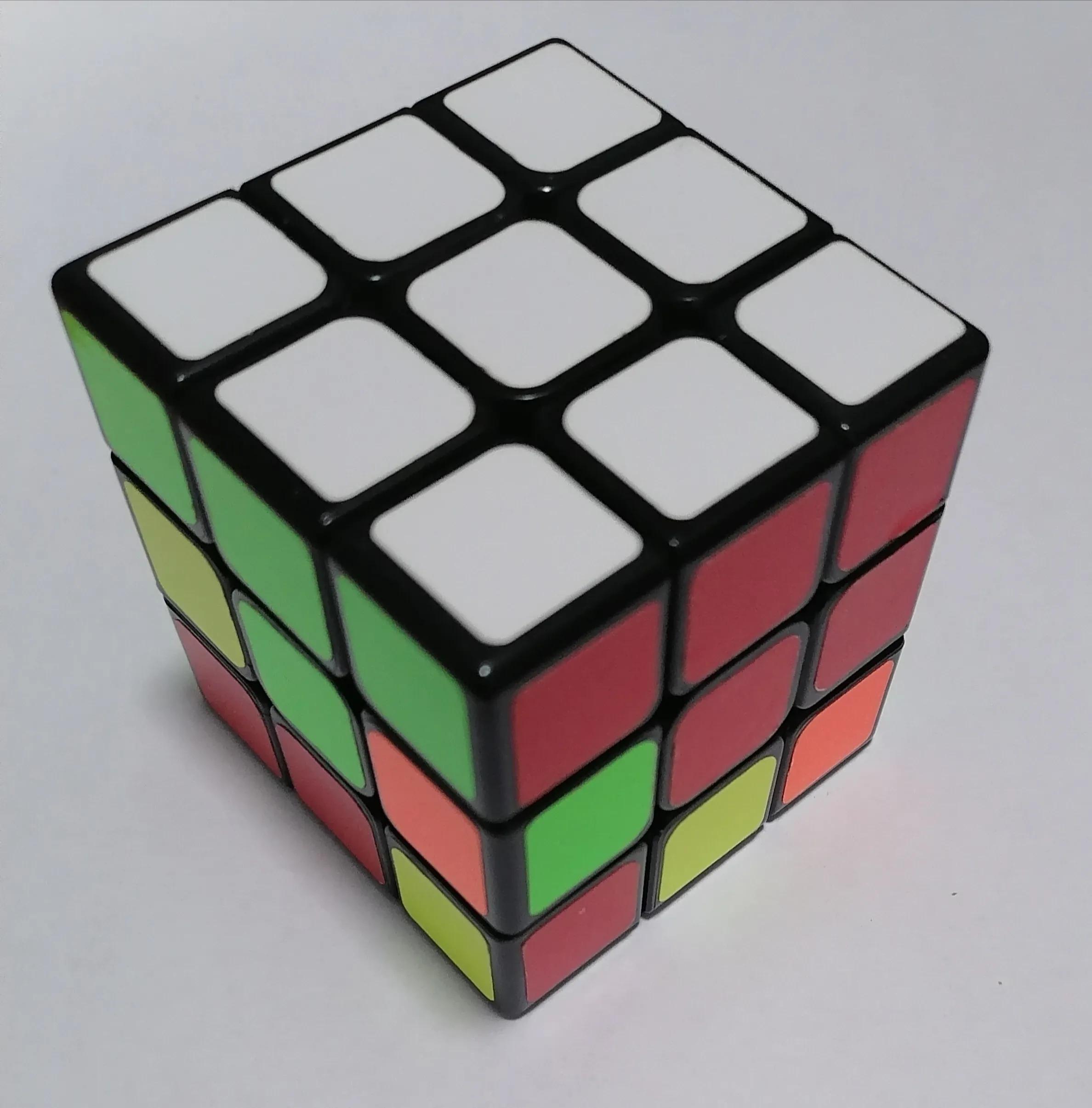 三阶魔方第一层复原最详细步骤,立方体魔方还原方法最简单