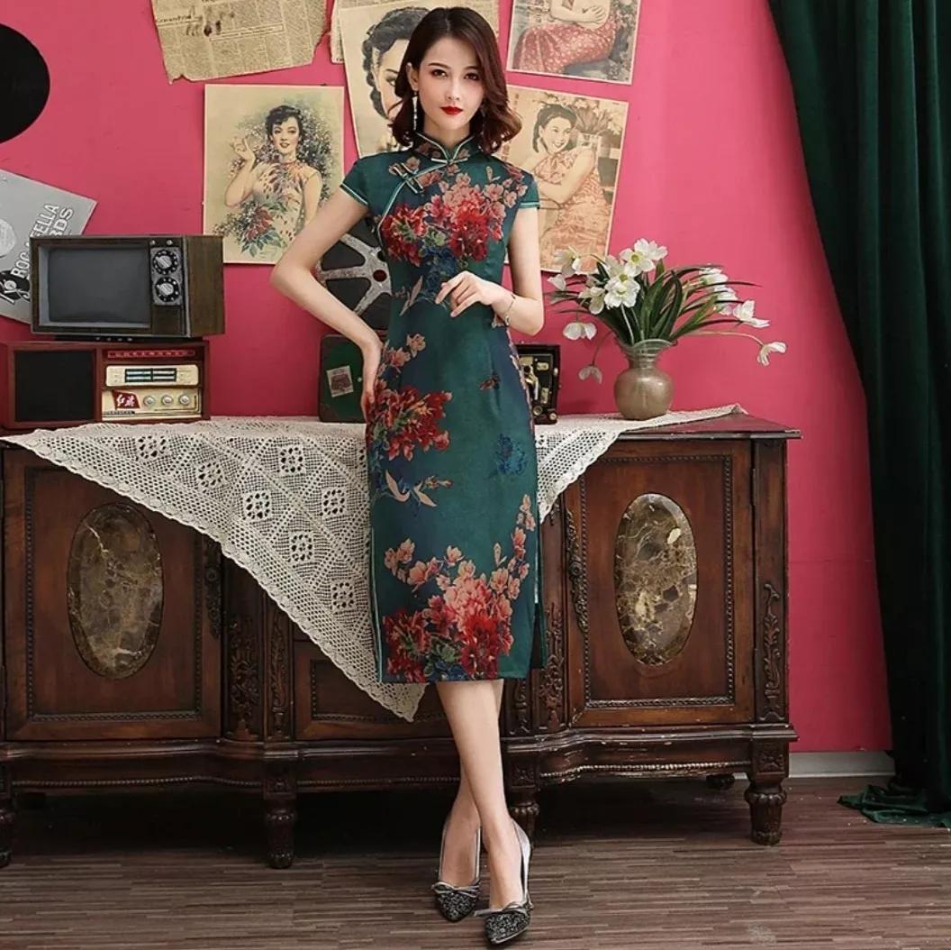 香云纱的旗袍怎么介绍,喜欢香云纱高端大气上档次