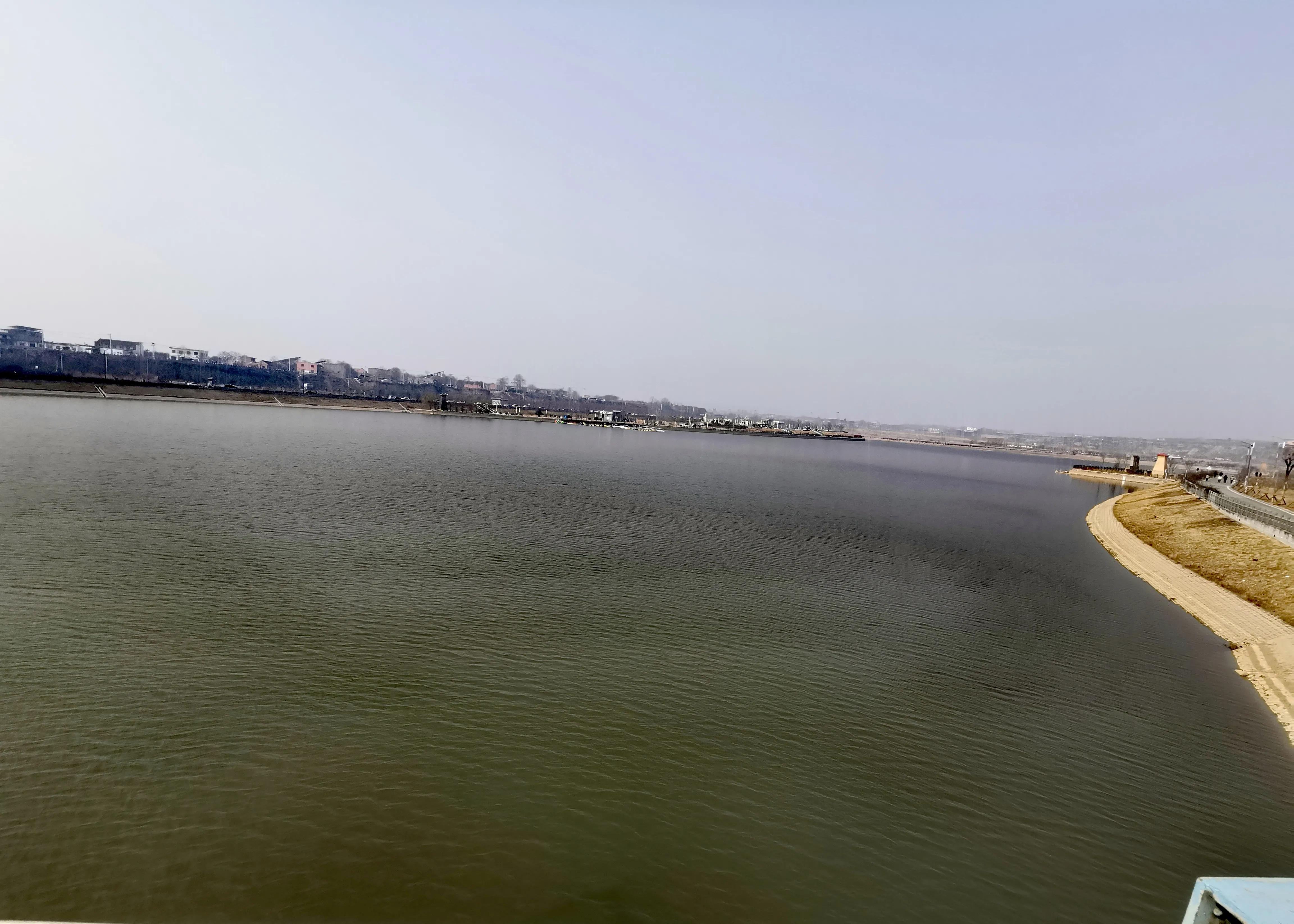 大年初一逛栎阳湖湿地公园,柳色遥看近吐绿,春归石川河!