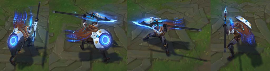 英雄联盟女警未来战士原画,卡牌大师未来战士皮肤原画