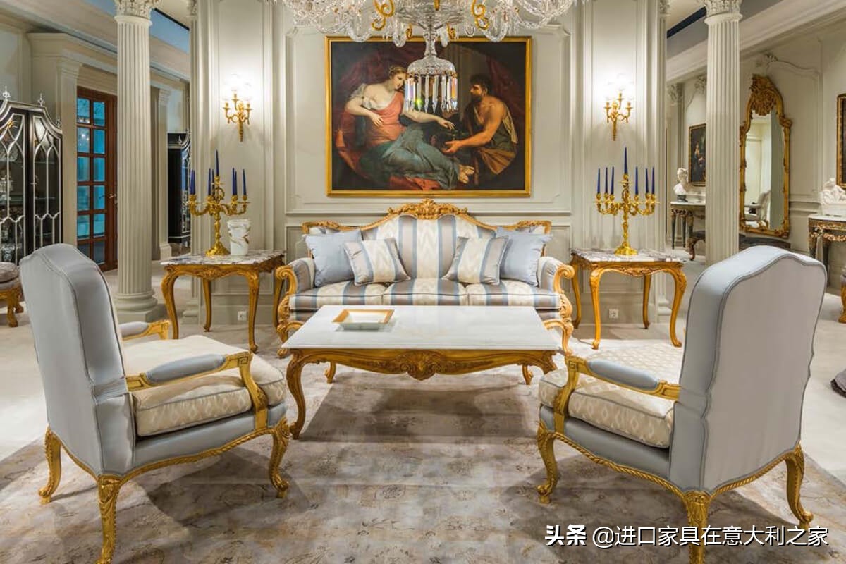 欧式奢华布艺沙发,欧式风格真皮沙发效果图