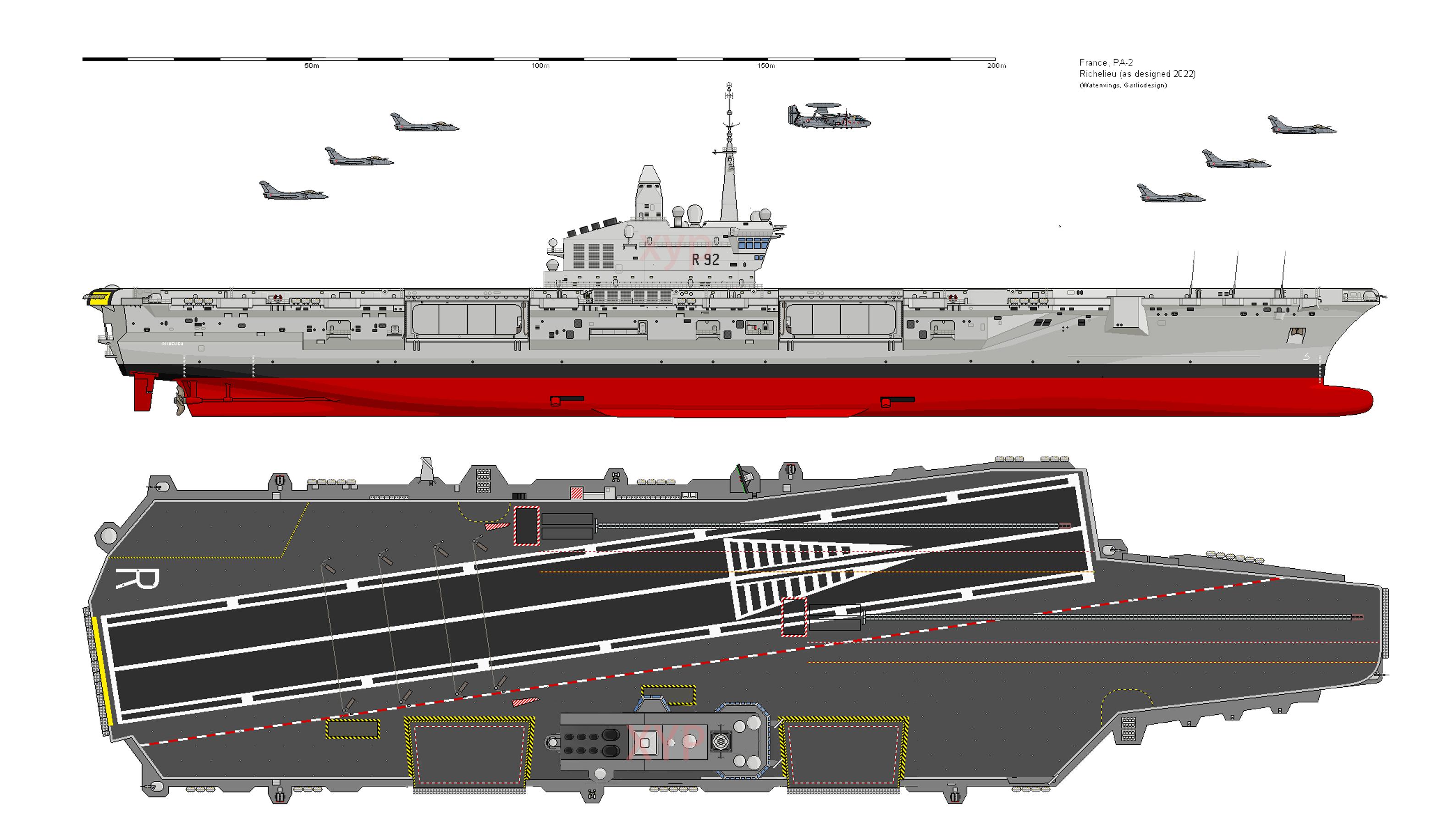 架空：团圆夜战争后，如芒在背的法海军，匆忙开建的黎塞留号航母