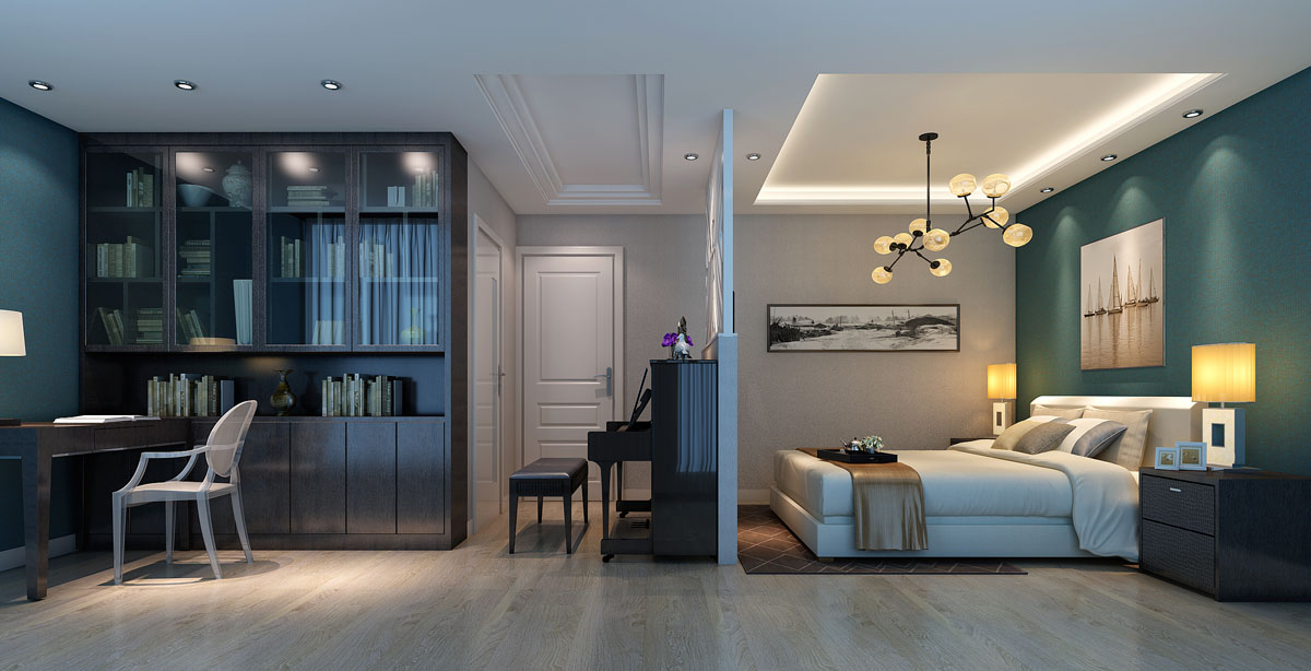 通惠家园两居室90平米现代时尚之作