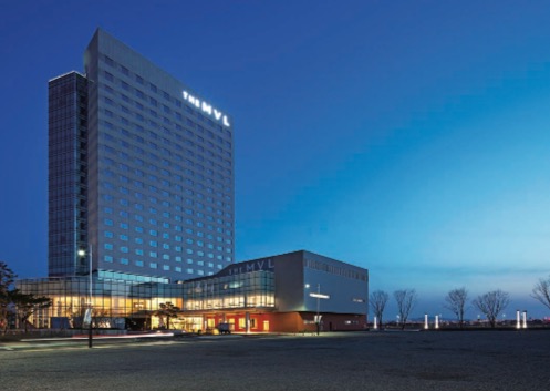 韩国大明山滑雪度假酒店,雪山温泉spa池