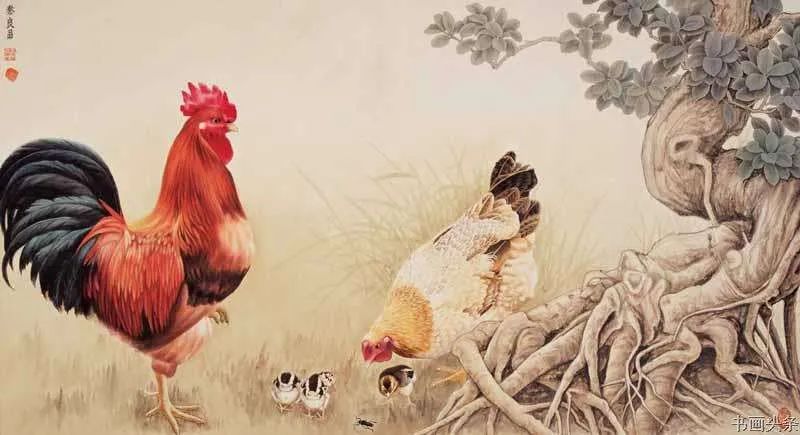 现代工笔重彩人物画,当代工笔重彩人物画