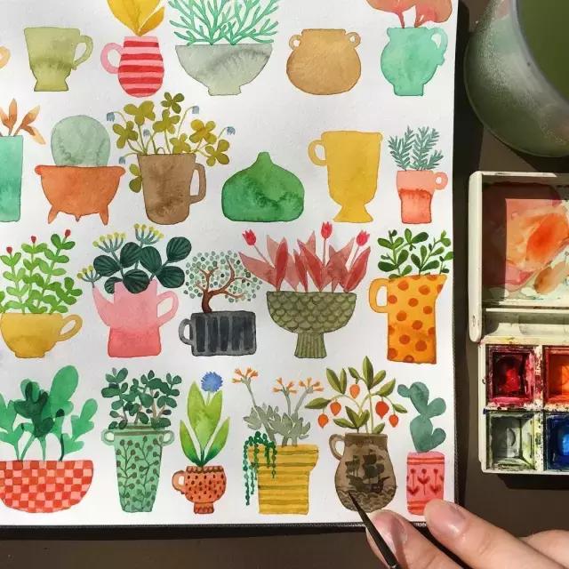 手残党零基础画,纹理画教程初学者