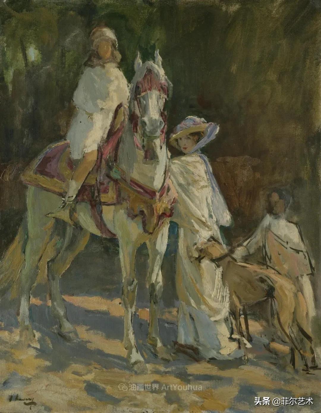 爱尔兰画家的风景油画欣赏,胡安米罗油画作品欣赏