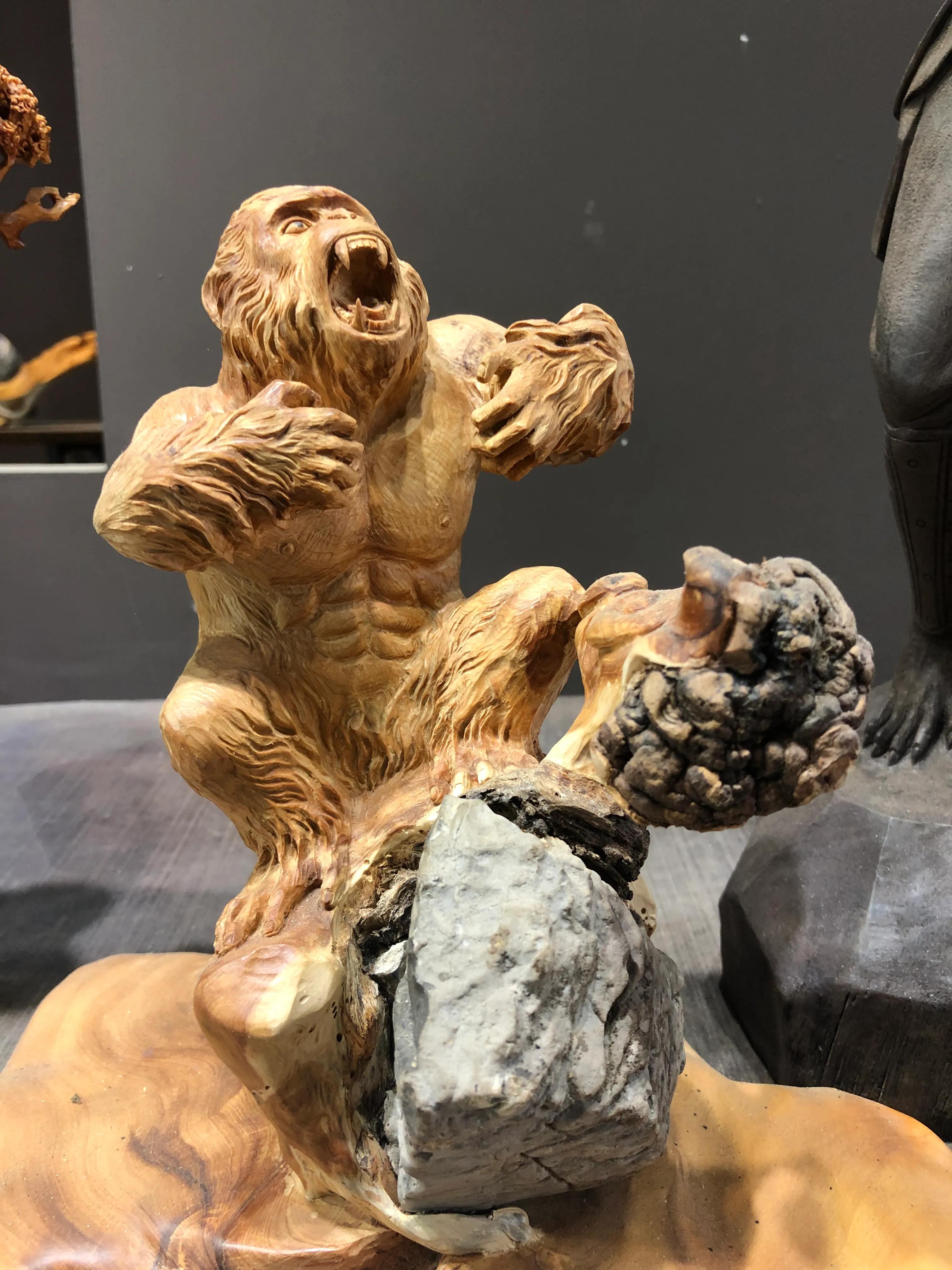 说猴子戏猴子写猴子画猴子我们今天刻猴子