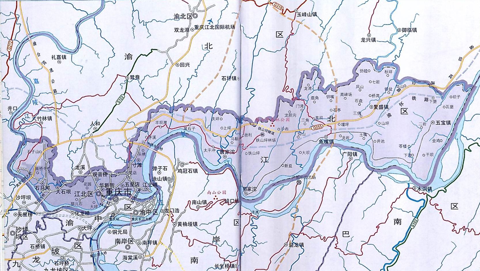 中国有江北市么,中国仅有的两个内陆省份